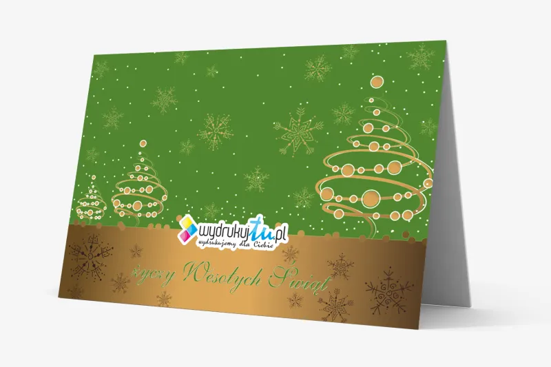 Kartki Świąteczne z logo dla firm z kolekcji O3