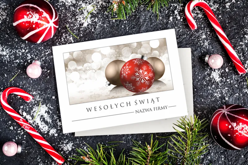 Kartki Świąteczne z logo dla firm z kolekcji S20