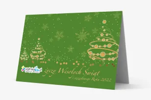 Kartki Świąteczne z logo dla firm z kolekcji O9