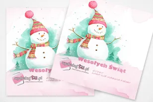 Kartki Świąteczne z logo dla firm z kolekcji L4