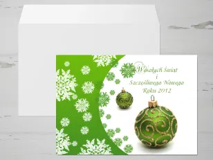 Kartki Świąteczne z logo dla firm z kolekcji G9