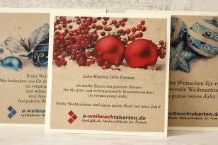 Kartki Świąteczne z logo dla firm z kolekcji FR4