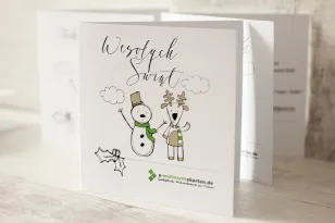 Kartki Świąteczne z logo dla firm z kolekcji C5