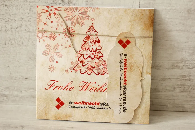 Kartki Świąteczne z logo dla firm z kolekcji A2