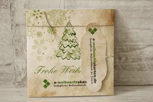 Kartki Świąteczne z logo dla firm z kolekcji A4