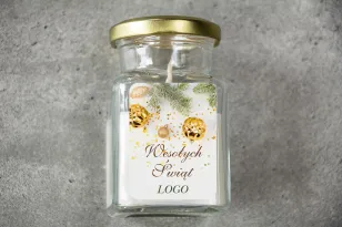 Świeczki szklane - Nietuzinkowy upominek dla Twojego Klienta - model SW9