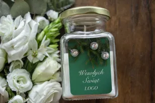 Świeczki szklane - Nietuzinkowy upominek dla Twojego Klienta - model SW13