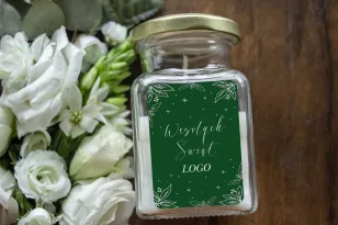 Świeczki szklane - Nietuzinkowy upominek dla Twojego Klienta - model SW23