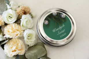 Okrągłe Świeczki w metalowej puszce - Nietuzinkowy upominek dla Twojego Klienta - model OK16