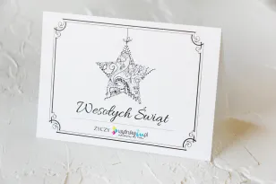 Kartki Świąteczne z logo dla firm z kolekcji AT4