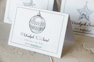 Kartki Świąteczne z logo dla firm z kolekcji AT5