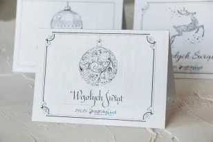 Kartki Świąteczne z logo dla firm z kolekcji AT7