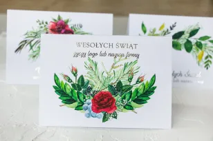 Kartki Świąteczne z logo dla firm z kolekcji CK3