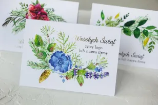 Kartki Świąteczne z logo dla firm z kolekcji CK4