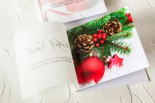 Kartki Świąteczne z logo dla firm z kolekcji EG11