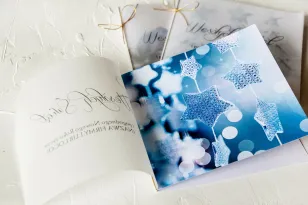 Kartki Świąteczne z logo dla firm z kolekcji EG13