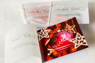 Kartki Świąteczne z logo dla firm z kolekcji EG14