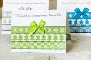 Kartki Świąteczne z logo dla firm z kolekcji U2