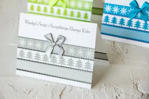 Kartki Świąteczne z logo dla firm z kolekcji U7