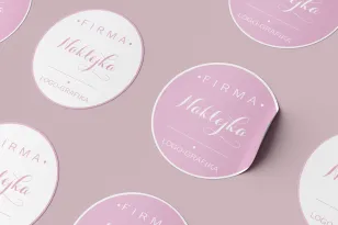 Okrągła Naklejka z dowolną grafiką o średnicy 3 cm