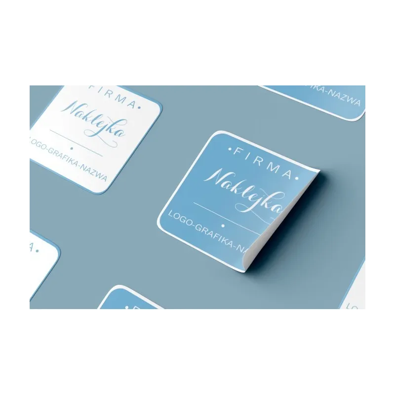 Prostokątna naklejka z dowolną grafiką o rozmiarze 4x6 cm